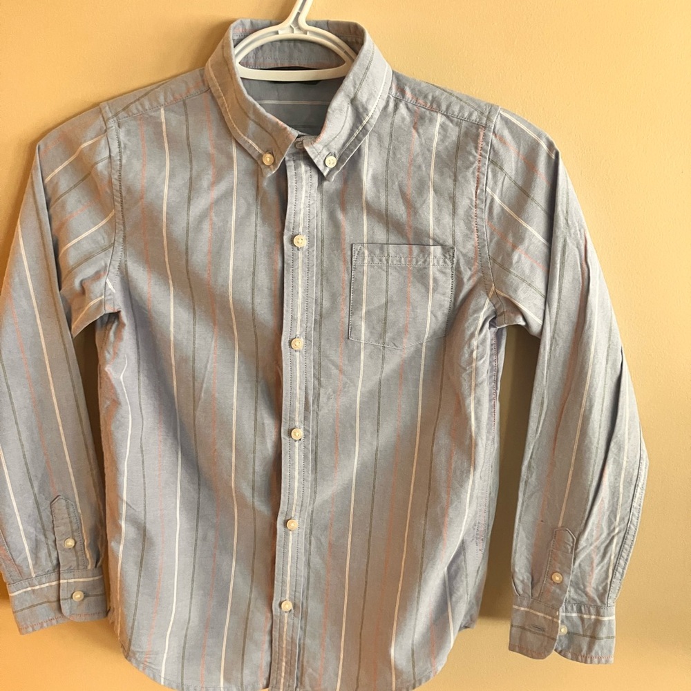 Janie and Jack Boys’ Oxford Stripe Shirt – Size 8